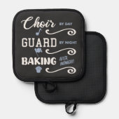 Hochschuleltern Topflappen (Vorderseite/Rückseite)