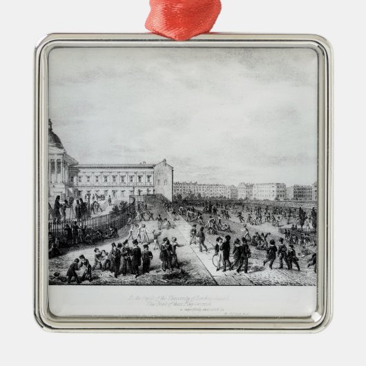 HochschulUni-Schule, London, 1835 Ornament Aus Metall (Vorne)