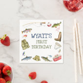 Hochseeangeln von Neapel Serviette (Beispiel)