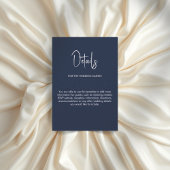 Hochseefischerei mit Minimalistischer Kalligrafie Begleitkarte