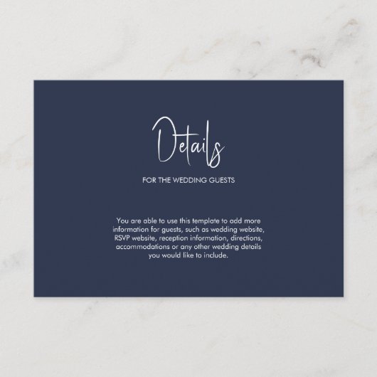 Hochseefischerei mit Minimalistischer Kalligrafie Begleitkarte (Vorderseite)