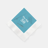 Hochseefischerei - Neapel mit Text Serviette (Ecke)