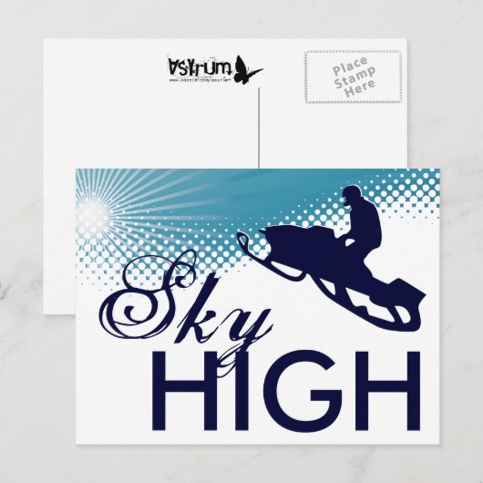 Hochseilbahn Postkarte (Vorne/Hinten)