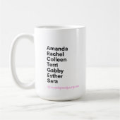 Hochsichtliche Tasse für Frauen (Links)