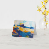 "Hochsommer"-Karte Karte (Gelbe Blume)