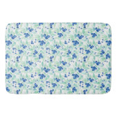 Hochsommer-rustikales Blaubeerbeeren-Sommer-Muster Badematte (Vorderseite)