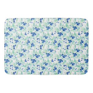 Hochsommer-rustikales Blaubeerbeeren-Sommer-Muster Badematte