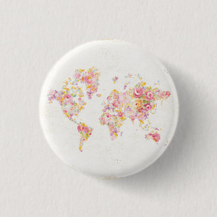 Hochsommer-Welt Button