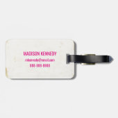 Hochsommer-Welt Gepäckanhänger (Rückseite horizontal)