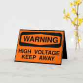 Hochspannung Karte (Gelbe Blume)