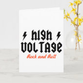 Hochspannung Karte (Gelbe Blume)