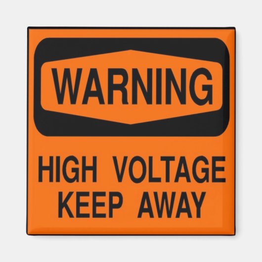 Hochspannung Magnet (Vorne)