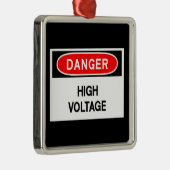 Hochspannung Ornament Aus Metall (Rechts)