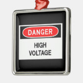 Hochspannung Ornament Aus Metall (Links)