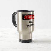 Hochspannung Reisebecher (Vorderseite Links)