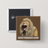 Hochspannungs-Löwe Button (Vorne & Hinten)