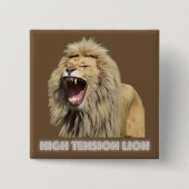 Hochspannungs-Löwe Button (Vorderseite)
