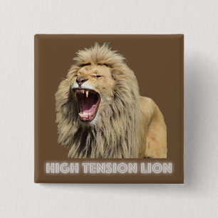 Hochspannungs-Löwe Button