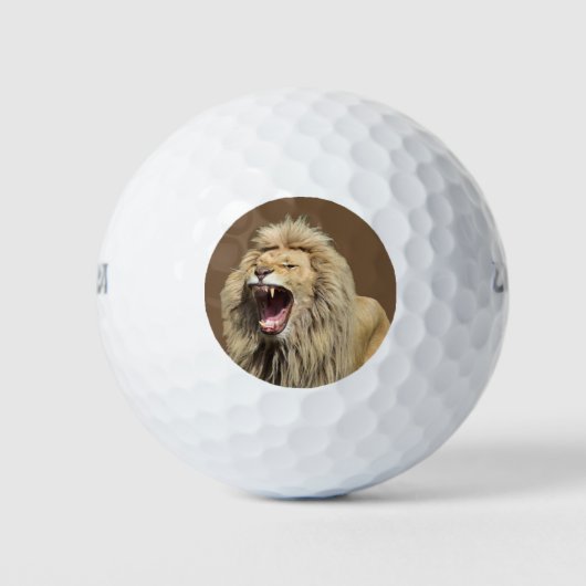 Hochspannungs-Löwe Golfball (Vorderseite)