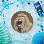 Hochspannungs-Löwe Pappteller (Party)