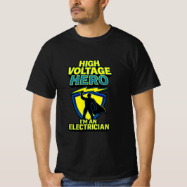 Hochspannungs-Superhero Electrical T - Shirt