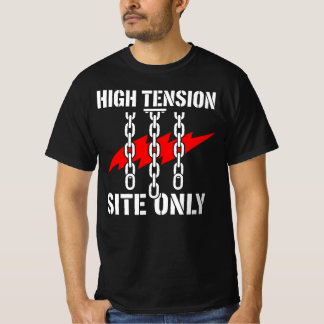 Hochspannungsbaustellengeschenk T-Shirt