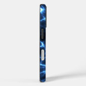 Hochspannungsblau | Abstrakter Fall Case-Mate iPhone Hülle (Rückseite / Rechts)