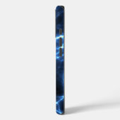 Hochspannungsblau | Abstrakter Fall Case-Mate iPhone Hülle (Rückseite / Links)