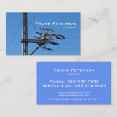 Hochspannungselektriker Visitenkarte (Vorne/Hinten)