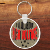 Hochspannungselektrikum Schlüsselanhänger (Vorderseite)