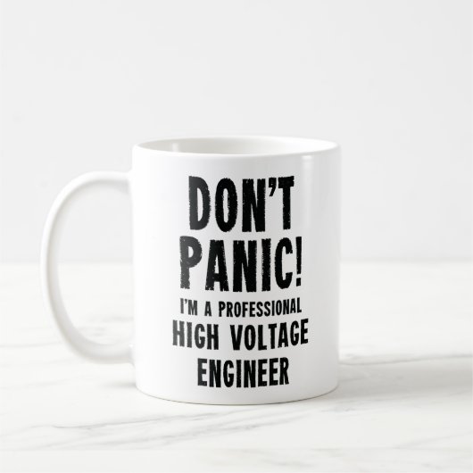 Hochspannungsingenieur Kaffeetasse (Links)