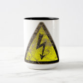 HochspannungsTasse Zweifarbige Tasse (Mittel)