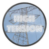 Hochspannungsturm Eishockey Puck (Vorderseite)