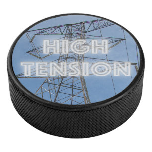 Hochspannungsturm Eishockey Puck