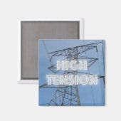 Hochspannungsturm Magnet (Vorderseite/Rückseite)