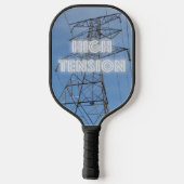 Hochspannungsturm Pickleball Schläger (Rückseite)