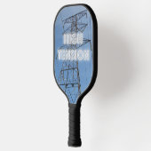 Hochspannungsturm Pickleball Schläger (Links)