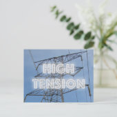 Hochspannungsturm Postkarte (Stehend Vorderseite)