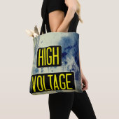 Hochspannungswarnzeichen - FUNNY Tasche (Von Nahem)
