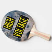 Hochspannungswarnzeichen - FUNNY Tischtennis Schläger (Seitenansicht)
