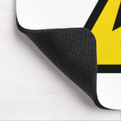 Hochspannungszeichen elektrische Symbol Warngefahr Mousepad (Ecke)