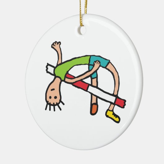 Hochsprung Keramik Ornament (Links)