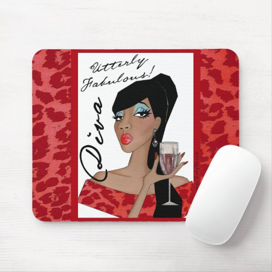 Höchst fabelhafte Diva eines Mousepads! Mousepad (Mit Mouse)