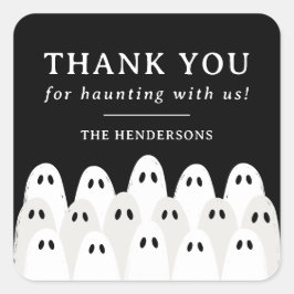 Höchste Ansammlung Vielen Dank für Ihre Unterstütz Quadratischer Aufkleber