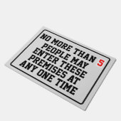 Höchste Belegschaft Fußmatte (Schrägansicht)