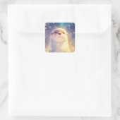 Höchste Bezauberung Quadratischer Aufkleber (Tasche)