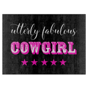 Höchste Feinheit "COWGIRL" Schneidebrett