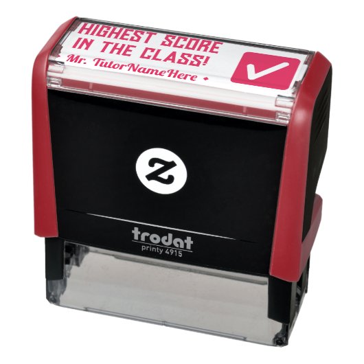 "HÖCHSTE KERNE IN DER KLASSE!" Tutor Rubber Briefm Permastempel (Produkt)