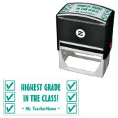 "HÖCHSTE KLASSE!" + Benutzerdefinierter Lernname Permastempel (Beispiel)