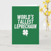 Höchste Leprechaun St. Patricks Karte (Gelbe Blume)